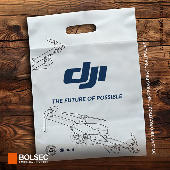bolsa de plastico biodegradable impresa personalizada